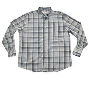 Southern Tide Shirt Mens Size XL Blue Purple Plaid Classic Fit Button Down